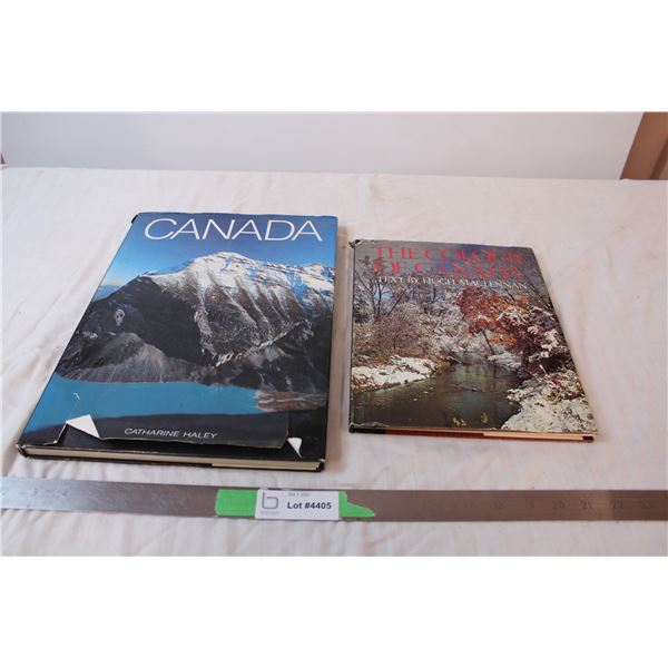 Two photography books of Canada