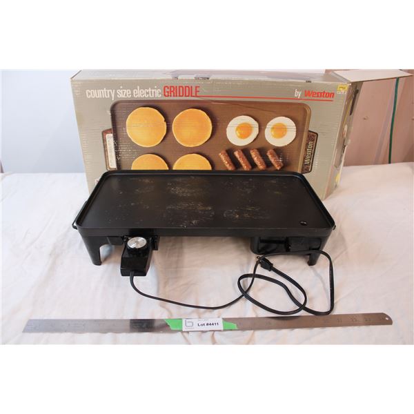 Country sized electric griddle