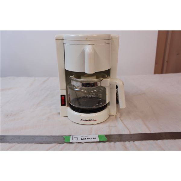 Four cup coffee maker,