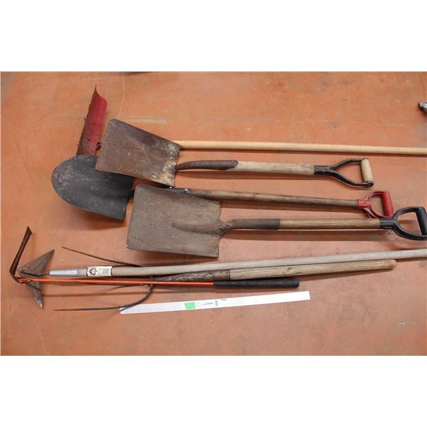 Yard + vintage garden tools