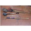 Image 1 : Pitchfork, Rakes, shovels