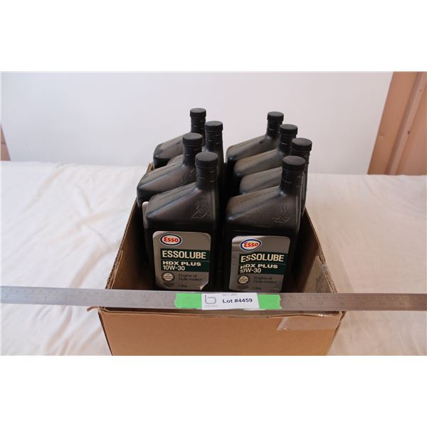 Esso Lube HDX Plus 10w-30 engine oil, 8 1L bottles