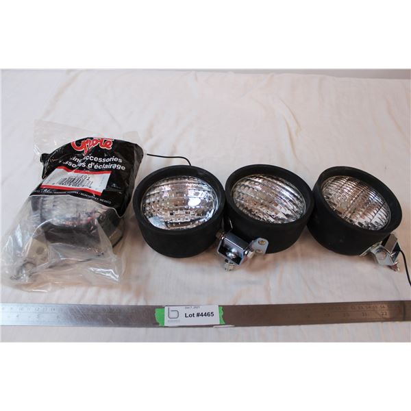 Trucklite mountable vehicle lights