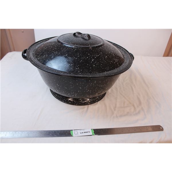 Enamal dough pan 17” diameter