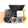 Image 3 : Box of plastic planters and 2 pails of cement