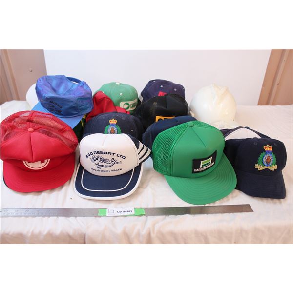 RCMP, WAKAW, various vintage hats