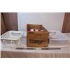 Image 1 : Plastic dish racks and a box of lightbulbs
