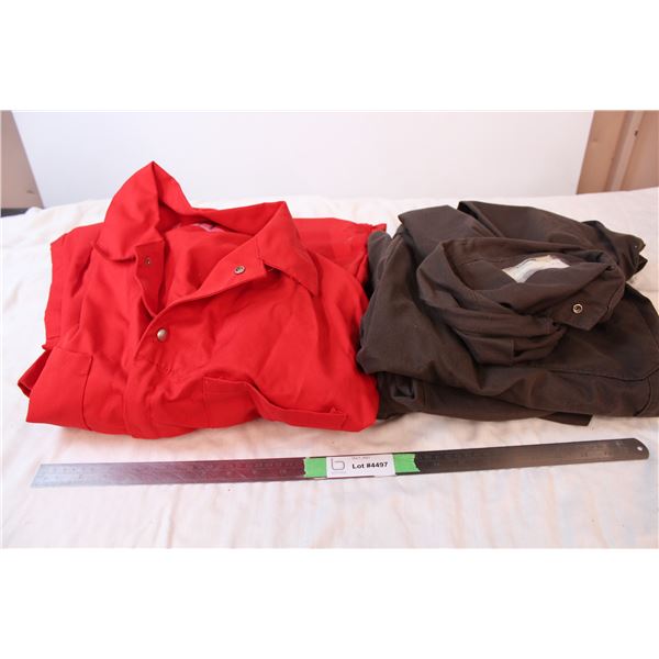 2 pairs men’s overalls