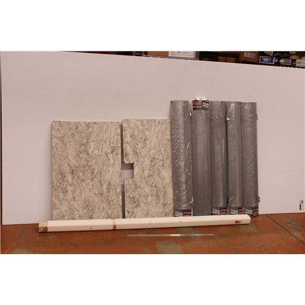 Metal hinged gutter guards and misc. Items