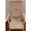 Image 5 : weathered plastic folding chair, Impala rolling suit case