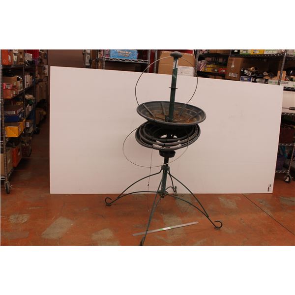 Four tiered plant stand 55” tall