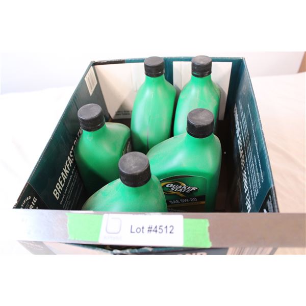 Quaker State Full synthetic oil SAE 5W-20 5 bottles