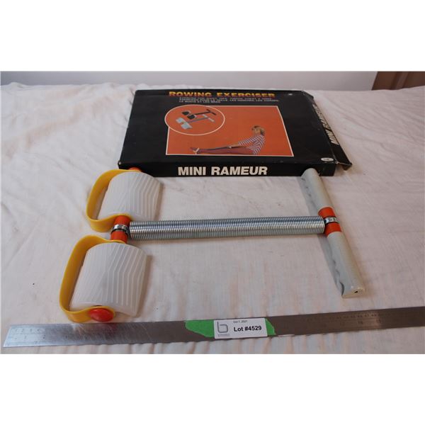 vintage rowing exerciser in box