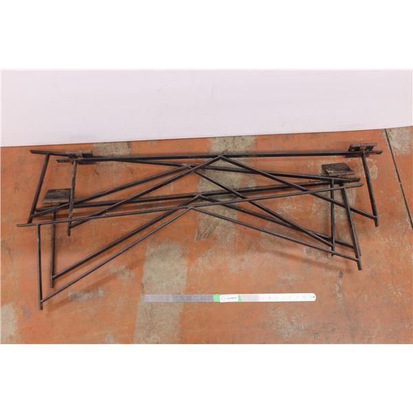 4 metal brackets 46”