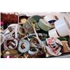 Image 2 : Box of ribbons and various other crafting supplies