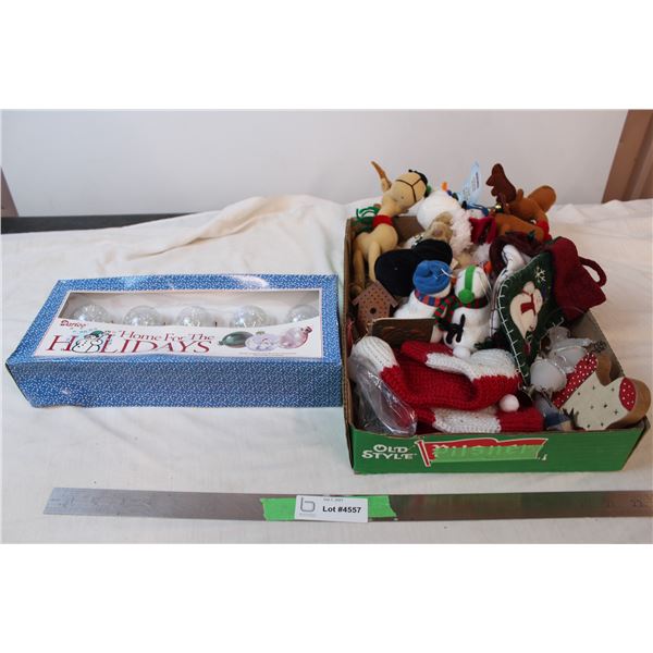 Christmas tree hanging decorations, plush