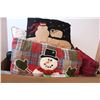 Image 1 : Box of holiday pillows