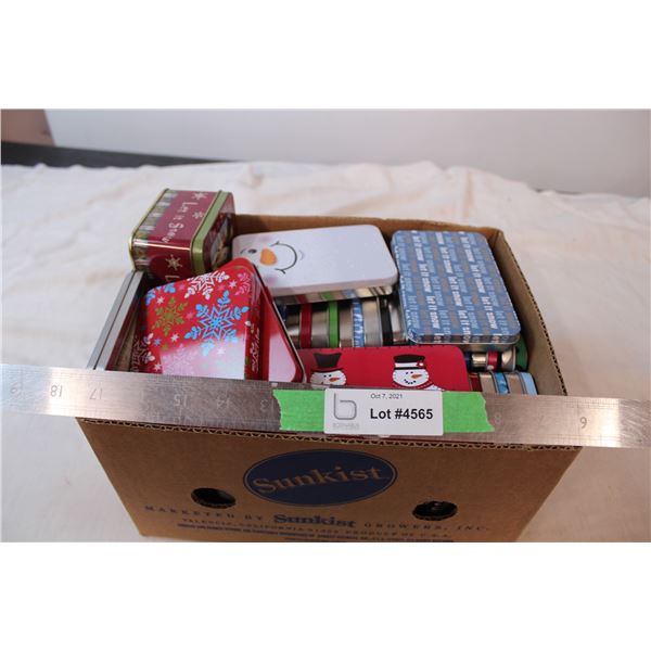 Reusable giftcard tins