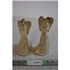 Image 1 : Ceramic Angel Figurines - Love & Peace