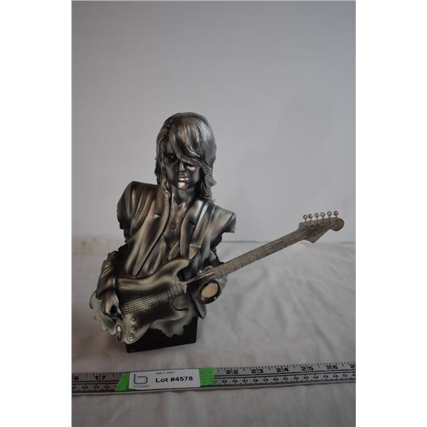 Heavy Guitarist Statue (Damaged)