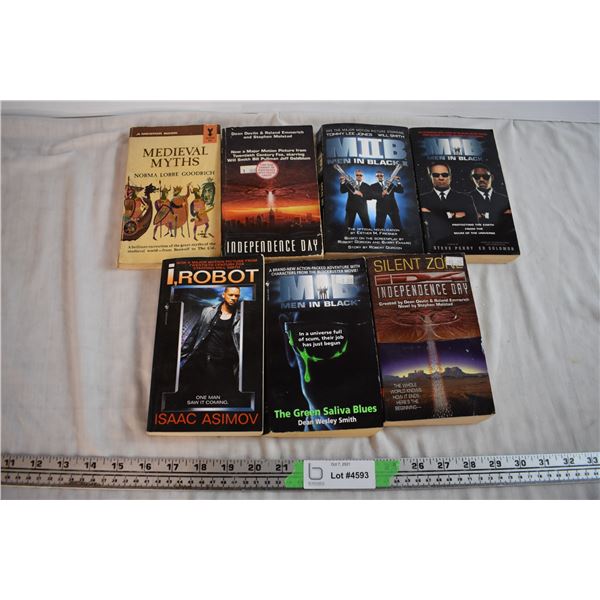 Will Smith Movie Novels ( Irobot, MIB, MIB2, Independance Day)