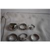 Image 3 : Silver Necklaces, Earrings, Rings - Some Stamped .925