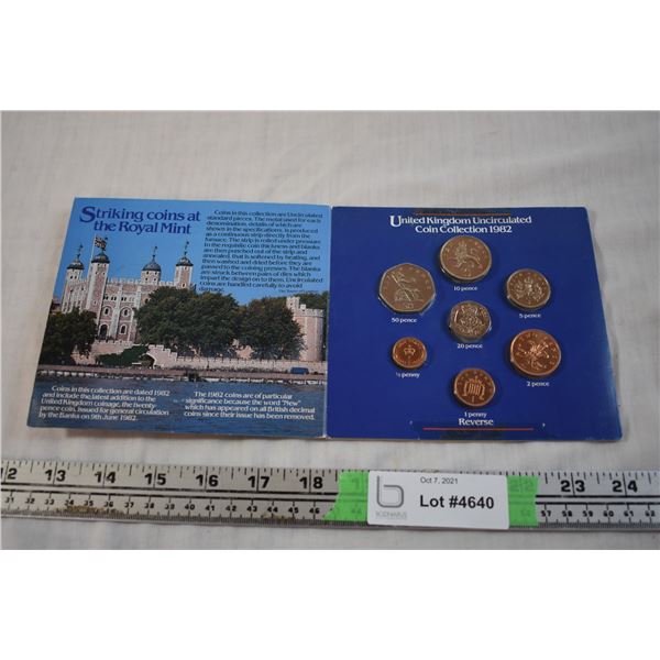 1982 UK Coins