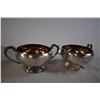 Image 4 : Coronet Silver Plated Copper Teapot and Sugar/Cream Dishes