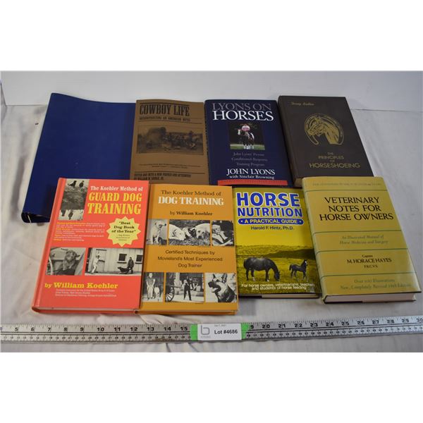 Horse and Dog Related Books (Mostly Hardcover)