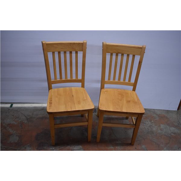 Pair of Wooden Chairs