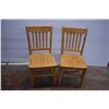 Pair of Wooden Chairs