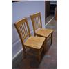 Image 2 : Pair of Wooden Chairs