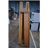 Image 4 : Pair of Wooden Bedframes and Side Rails (One Damaged) (First Frame Matches Armoire)