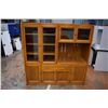 Solid Wood Entertainment Center (60" W x 60" H x 20"D)