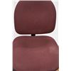 Image 2 : Burgundy Adjustable Office Chair - condition may vary