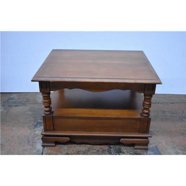 Wooden Kroehler End Table (28" W x 24" D x 18" H)