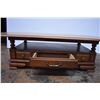 Image 2 : Kroehler Colonial Maple Coffee Table (60" W x 24" D x 15" H)