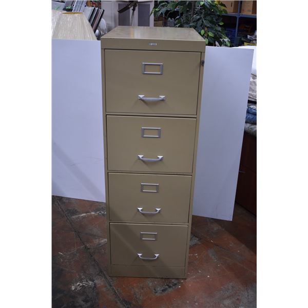 Metal Filing Cabinet with Keys (53" H x 27" D x 18" W)