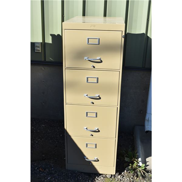 Metal Filing Cabinet (Drawers Are Locked)