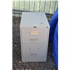 Image 1 : Small Metal Filing Cabinet with Key