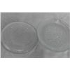 Image 2 : 3 Glass Serving Trays & Set of 4 Glass Plates