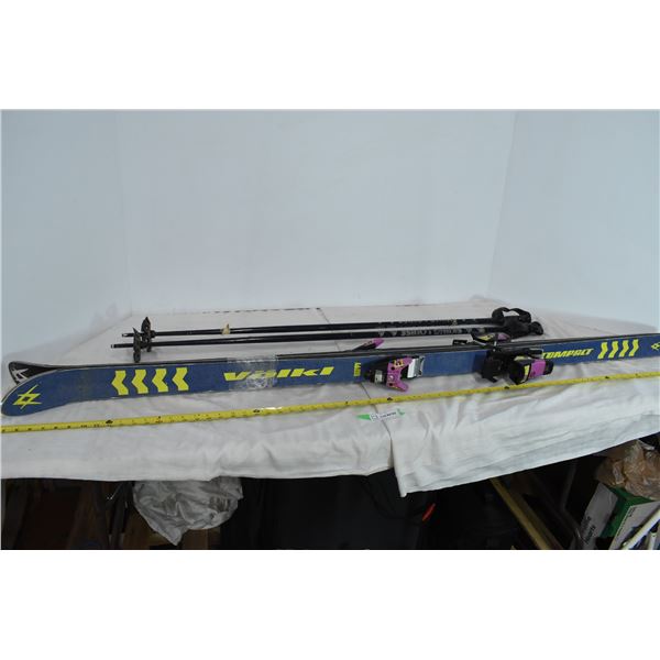 Volki 68” Cross-Country Ski’s & 48” Poles