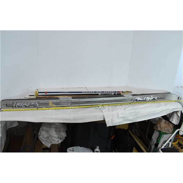 4 Authier 72” Cross Country Ski’s – No Bindings. 3 Misc Poles.