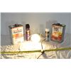 Image 1 : 1.5 Cans of Water Seal, Bed Bug Spray, Maintenance Paint, Sunlamp