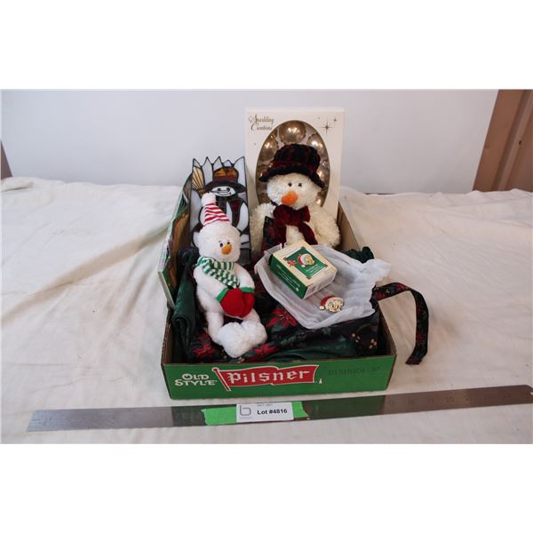 Various holiday decorations