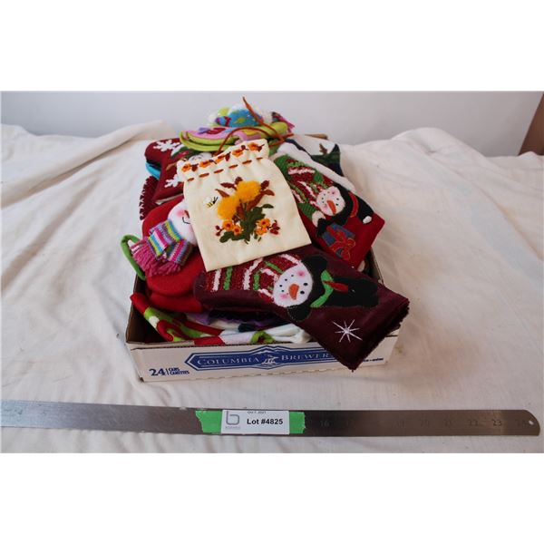 Embroidered bag and stockings