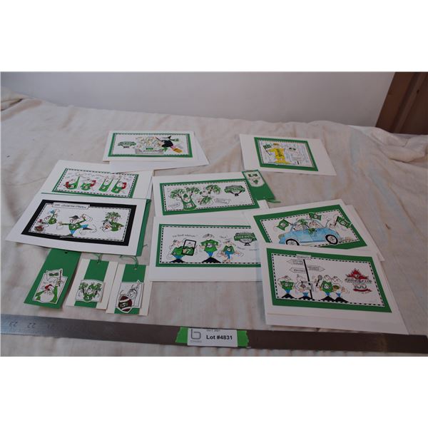 Handmade rider nation cards