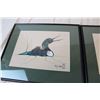 Image 3 : Set of framed loon paintings, John Lonechild