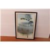Framed tree painting 29.75”x42.5”