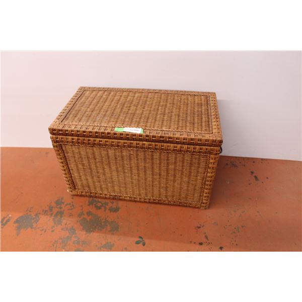 Wicker basket 26.75”x15”x16”